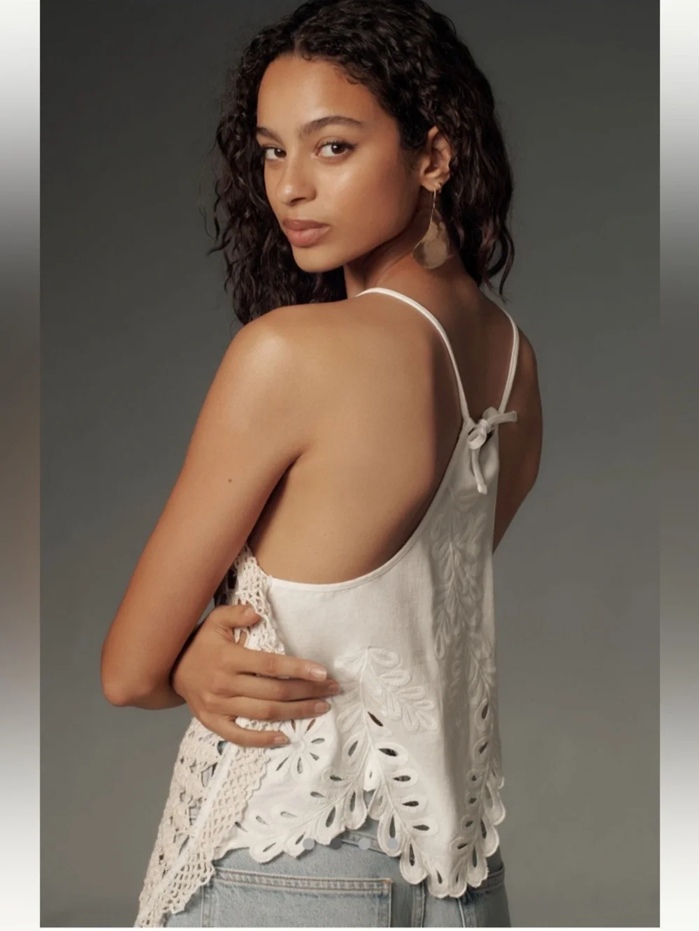 Anthropologie NWT Boho Pieced Crochet
Sweater Tank size S. - Picture 3 of 15